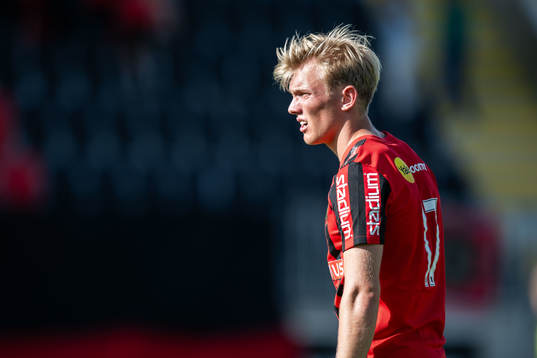 Brommapojkarnas Alexander Jensen deppar