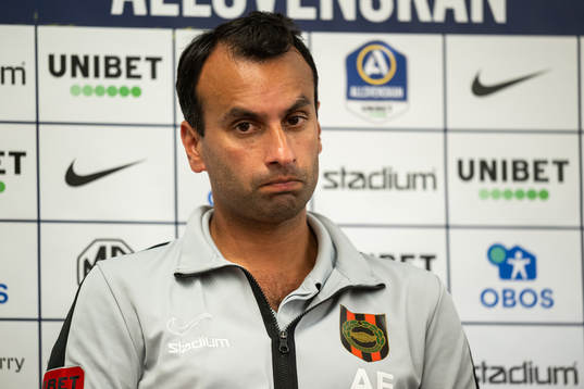 Brommapojkarnas assisterande tränare Andreas Engelmark