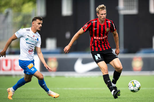 Värnamos Ajdin Zeljkovic och Brommapojkarnas Torbjörn