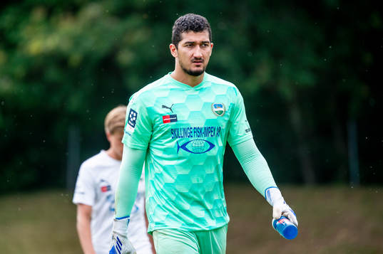Österlens målvakt Zakaria Abdulrazek deppar