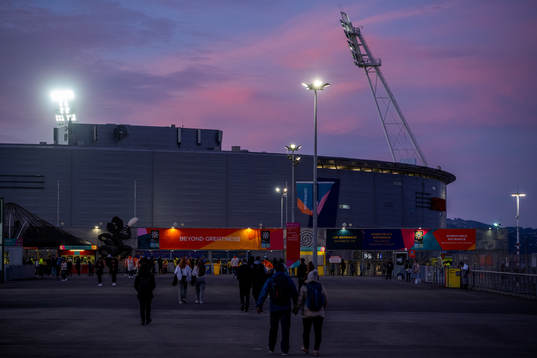 General exterior view of Sky Stadium