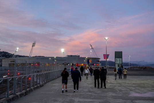 General exterior view of Sky Stadium