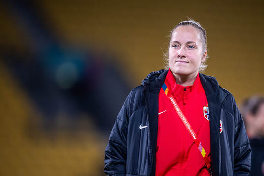 Goalkeeper Aurora Mikalsen of Norway