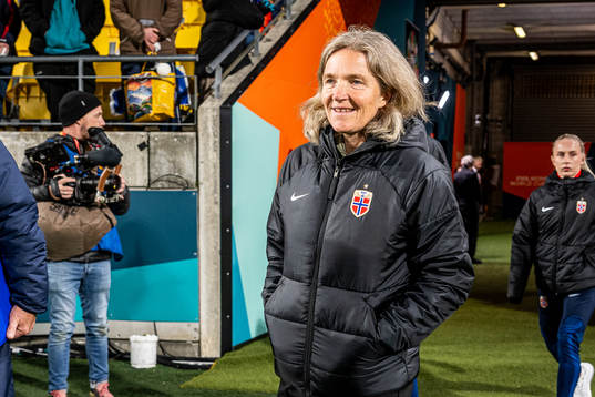 Head coach Hege Riise of Norway