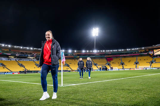 Goalkeeper Aurora Mikalsen of Norway