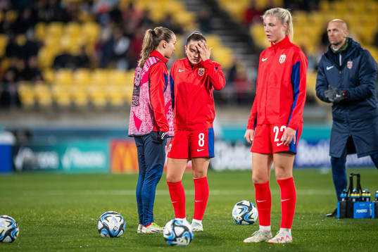 Guro Reiten, Vilde Bøe Risa and Sophie Román Haug of