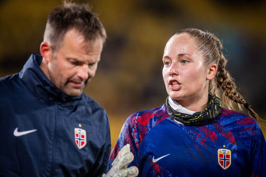 Goalkeeper Aurora Mikalsen of Norway