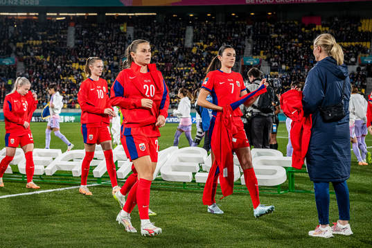 Emilie Bosshard Haavi and Ingrid Syrstad Engen of Norway