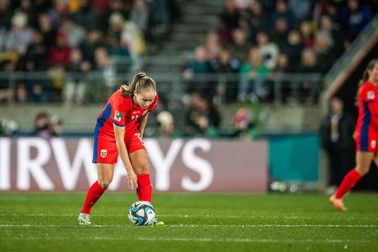 Guro Reiten of Norway looks dejected