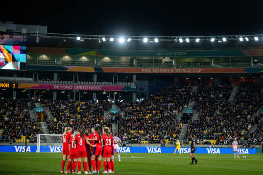Players of Norway celebrate