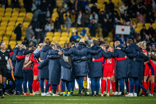 Players and staff of Norway gathers