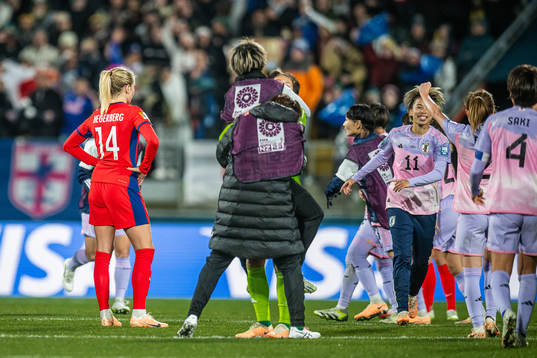 Ada Hegerberg of Norway looks dejected