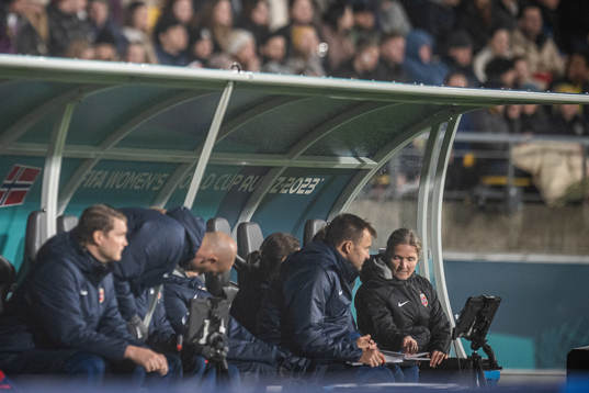 Head coach Hege Riise of Norway