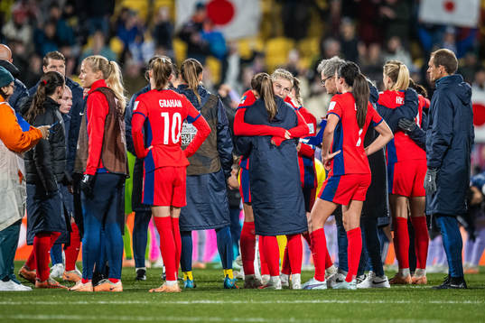 Ada Hegerberg of Norway looks dejected