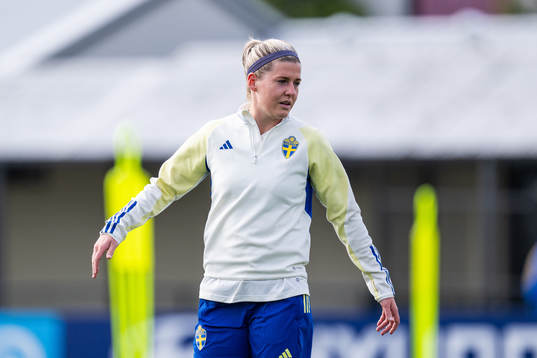 Olivia Schough of the Swedish women's national football