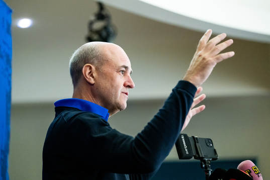 Fredrik Reinfeldt, president of the Swedish Football