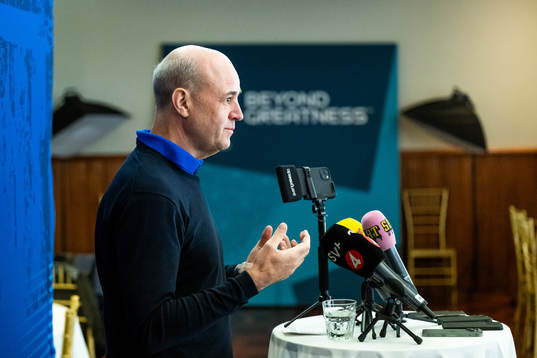 Fredrik Reinfeldt, president of the Swedish Football
