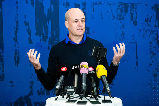 Fredrik Reinfeldt, president of the Swedish Football