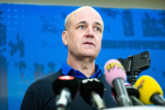 Fredrik Reinfeldt, president of the Swedish Football
