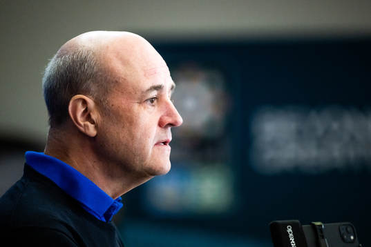 Fredrik Reinfeldt, president of the Swedish Football