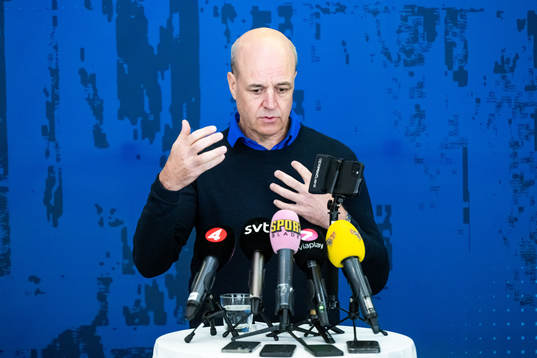 Fredrik Reinfeldt, president of the Swedish Football