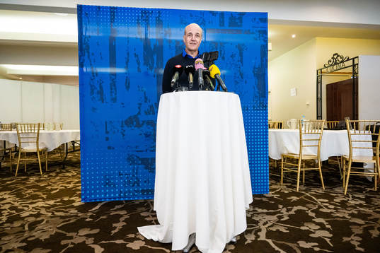 Fredrik Reinfeldt, president of the Swedish Football