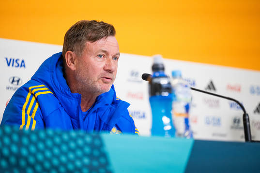 Head coach Peter Gerhardsson of the Swedish women's