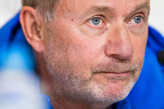 Head coach Peter Gerhardsson of the Swedish women's