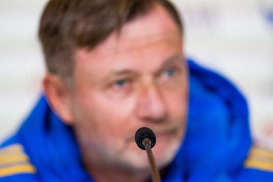 Head coach Peter Gerhardsson of the Swedish women's
