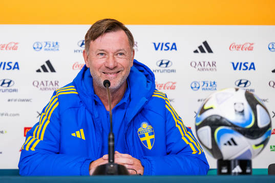 Head coach Peter Gerhardsson of the Swedish women's