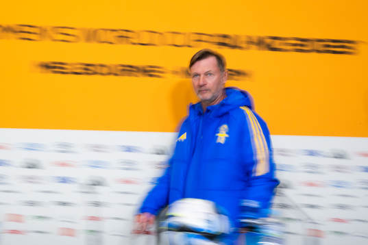 Head coach Peter Gerhardsson of the Swedish women's