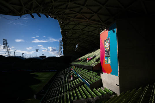 General interior view of Melbourne Rectangular Stadium