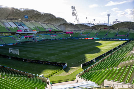 General interior view of Melbourne Rectangular Stadium