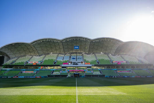 General interior view of Melbourne Rectangular Stadium