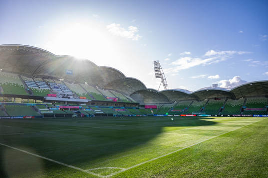 General interior view of Melbourne Rectangular Stadium