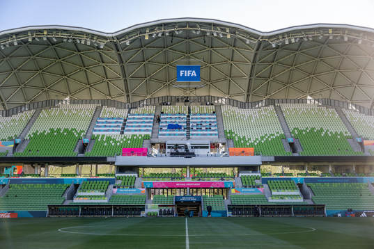 General interior view of Melbourne Rectangular Stadium