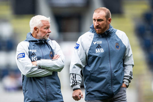 Gefles assisterande tränare Jonas Gradin och tränare