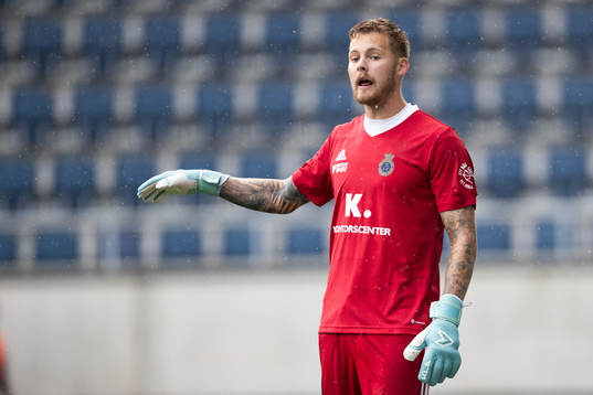 Gefles målvakt Robin Wallinder