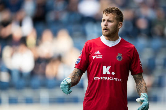 Gefles målvakt Robin Wallinder