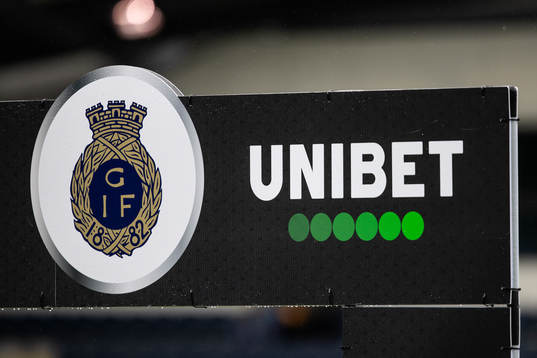 Gefles logga på en skylt
