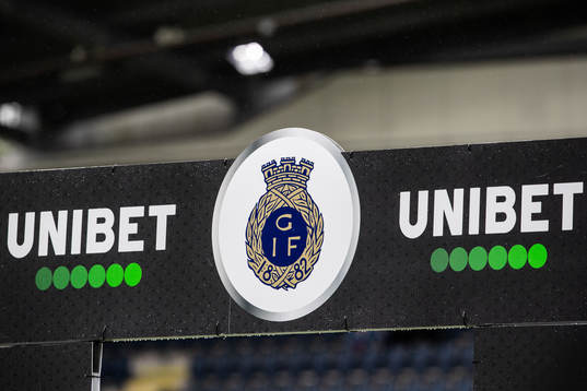 Gefles logga på en skylt