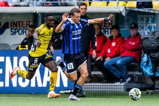 Elfsborgs Emmanuel Boateng och Sirius Melker Heier
