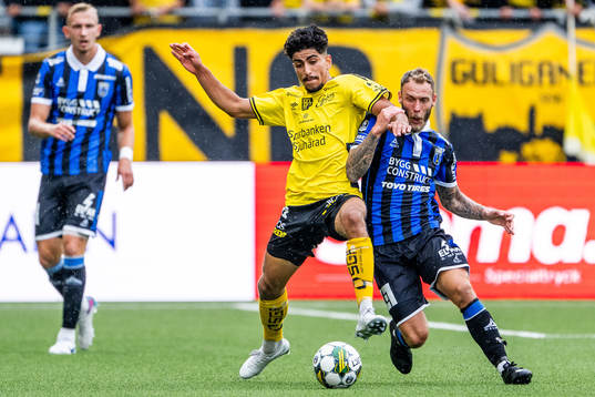 Elfsborgs Ahmed Qasem och Sirius Joeri De Kamps