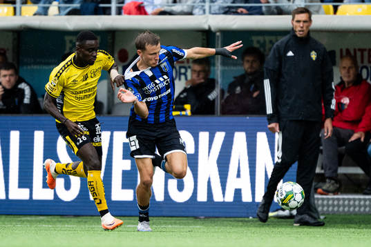 Elfsborgs Emmanuel Boateng och Sirius Melker Heier