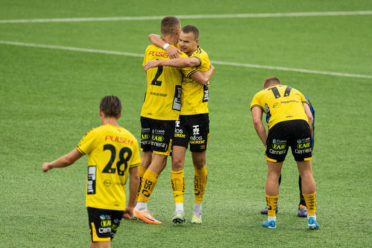 Elfsborgs spelare jublar