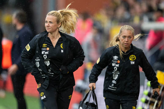 Elfsborgs läkare Matilda Lundblad och fysioterapeut Tania