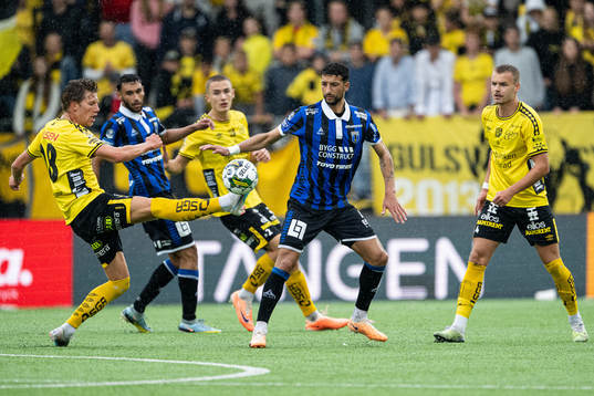 Elfsborgs Noah Söderberg och Gustav Henriksson