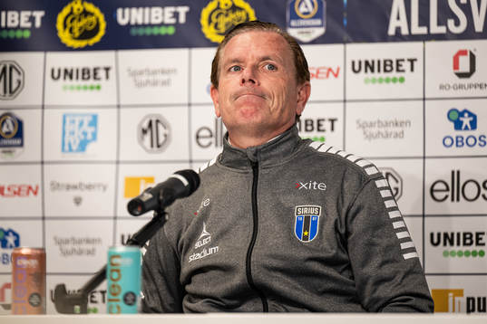 Sirius tränare Christer Mattiasson