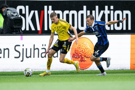 Elfsborgs Alexander Bernhardsson och Sirius Melker Heier