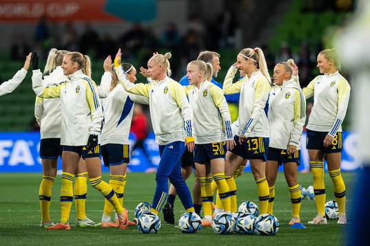 Nathalie Björn, Caroline Seger, Anna Sandberg, Amanda
